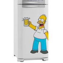 Adesivo Para Geladeira Homer Cerveja-Eg 60X90Cm - Mix Adesivos