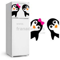 Adesivo Para Geladeira Irmãos Pinguins-G 60X90Cm