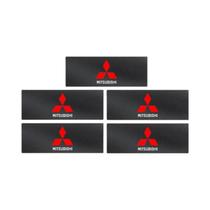 Adesivo Para Interior De Carro Mitsubishi, Emblema Para Controle Central Para Asx, Lancer,