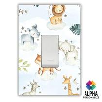 Adesivo para Interruptor de Luz Safari Infantil Tomada Espelho Adesivo para Interruptor de Luz Safari Infantil Tomada Espelho