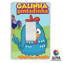 Adesivo para Interruptor Tomada Luz Galinha Pintadinha Adesivo para Interruptor Tomada Luz Galinha Pintadinha