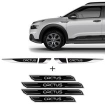 Adesivo Para/lama Lateral C4 Cactus E Soleira Da Porta Preto