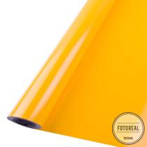 Adesivo para móveis Brilhante Amarelo Ouro 1,00m