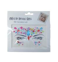 Adesivo Para o Rosto Strass Colorido Cristal "Modelo 32" Festas Carnaval Adesivo Para o Rosto Strass Colorido Cristal "Modelo 32" Festas Carnaval