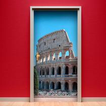 Adesivo Para Porta Coliseu Itália 4-93X210Cm