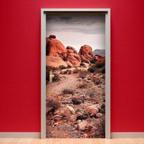 Adesivo Para Porta Deserto De Nevada-93X210Cm