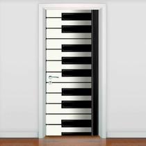 Adesivo Para Porta Musica Piano-83X210Cm