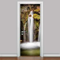 Adesivo Para Porta Paisagem Cachoeira 4-93X210Cm