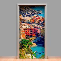 Adesivo Para Porta Paisagem Italiana 2-63X210Cm