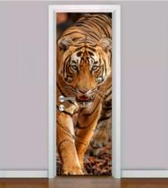Adesivo Para Porta TIGRES - SELVA - SOBERANO 14