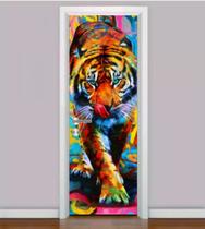 Adesivo Para Porta TIGRES - SELVA - SOBERANO 3 Adesivo Para Porta TIGRES - SELVA - SOBERANO 3