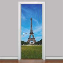 Adesivo Para Porta Torre Eiffel Campo-73X210Cm