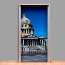 Adesivo Para Porta Washington Dc-73X210Cm