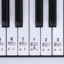 Adesivo Para Teclado Musical Com Notas Para Iniciantes