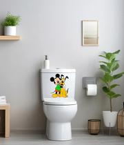 Adesivo para Vaso Sanitário Mickey e Pluto Adesivo para Vaso Sanitário Mickey e Pluto