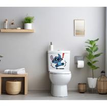 Adesivo para Vaso Sanitário Stitch - Dê a Descarga