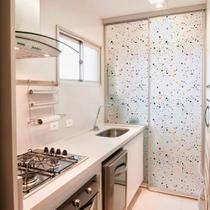 Adesivo Para Vidro Box Banheiro Jateado Decorado Terrazzo Prova D'Agua Adesivo Para Vidro Box Banheiro Jateado Decorado Terrazzo Prova D'Agua