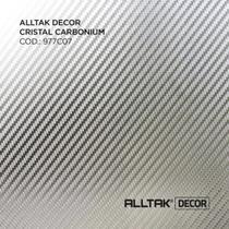 ADESIVO PARA VIDRO BOX JANELA - DECOR CRISTAL CARBONIUM 1,00 x 0,61 - REF977C.01CA