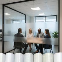 Adesivo para Vidro Box Janelas Pelicula Vinil Jateado Decor Cristal 1,00 X 0,61