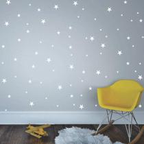 Adesivo Parede 267 Estrelas 7,5 E 2,5cm Estrela Estrelinha