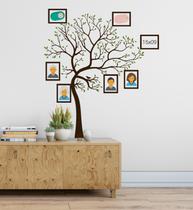 Adesivo Parede Decorativo Árvore Genealógica Quadros Família