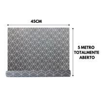 Adesivo Parede Decorativo Hexagono 45cmX5m PVC Vinil Adesivo Parede Decorativo Hexagono 45cmX5m PVC Vinil
