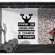 Adesivo Parede Frase Pare De Desejar E Comece A Fazer Decor Adesivo Parede Frase Pare De Desejar E Comece A Fazer Decor