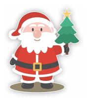 Adesivo Parede Natal - Vinil Eco - Alta Qualidade - Foto