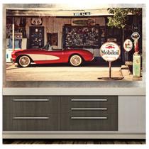 Adesivo Parede Posto Gasolina Retro 2m² Vintage Antigo S260