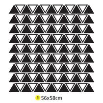 Adesivo Parede quarto Mix Triângulo 56 unidades 56x58 Adesivo Parede quarto Mix Triângulo 56 unidades 56x58