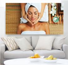 Adesivo Parede Spa Beleza Massagem Facial 2x1m Estética S174