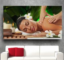 Adesivo Parede - Spa Salão Beleza Massagem 2m² Estética S173 - Quartinho Decorado