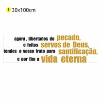 Adesivo Parede Vida Eterna 30x100 quarto sala Adesivo Parede Vida Eterna 30x100 quarto sala