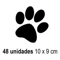 Adesivo Patinhas 48 Und Cachorro Pet Shop Vitrine Patas - Adesivo Rei