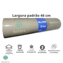 Adesivo Película Farol Alltak Fume Claro Brilhante 25mtx46cm