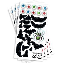 Adesivo Personalizado Halloween 72 Unidades - Regina