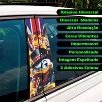 Adesivo Personalizado Para Coluna Porta Carro Decorativo 41