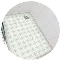 Adesivo piso box Estrela Pastel Antiderrapante Lavável Ladrilho - 1,20 x 0,80 metros