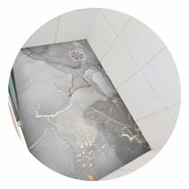 Adesivo piso box Mármore Cinza Gold antiderrapante - 1,20 x 0,80 metros Adesivo piso box Mármore Cinza Gold antiderrapante - 1,20 x 0,80 metros