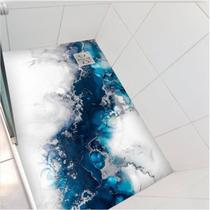 Adesivo Piso Box Mármore River Antiderrapante