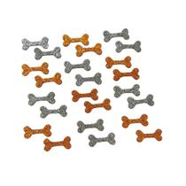 Adesivo Pity Biju Osso Grande - Cinza e Laranja - 24 Un.