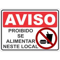 Adesivo Placa Aviso Atenção Sinalização Proibido Se Alimentar Neste Local 15X21 Cm Ou 21X30Cm Verme Adesivo Placa Aviso Atenção Sinalização Proibido Se Alimentar Neste Local 15X21 Cm Ou 21X30Cm Verme