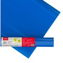 Adesivo Plástico Azul 45cm x 10 Metros para Plotagem Adesivagem em Superfícies Lisas