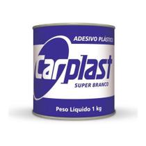 Adesivo Plástico Branco 1kg para Funilaria de Veículos e Superfícies Metálicas