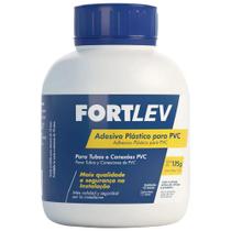 Adesivo Plástico Cola Cano Pvc Fortlev Frasco 175g C/pincel