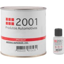 Adesivo Plástico Superior 1 Kg Branco 9777 Com Catalisador 2001 - Cola Para Funilaria, Marmoraria, Adesivo Plástico Superior 1 Kg Branco 9777 Com Catalisador 2001 - Cola Para Funilaria, Marmoraria,