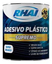 Adesivo Plástico Supremo Super Branco 500g Rhai