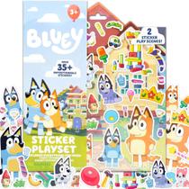 Adesivo Playset Horizon Group USA Bluey com mais de 35 adesivos Adesivo Playset Horizon Group USA Bluey com mais de 35 adesivos