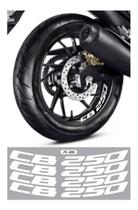 Adesivo Ploter De Recorte Branco Cb250 Twister 4 Unidades