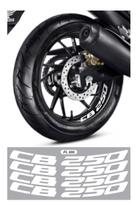 Adesivo Ploter De Recorte Branco Cb250 Twister 4 Unidades
